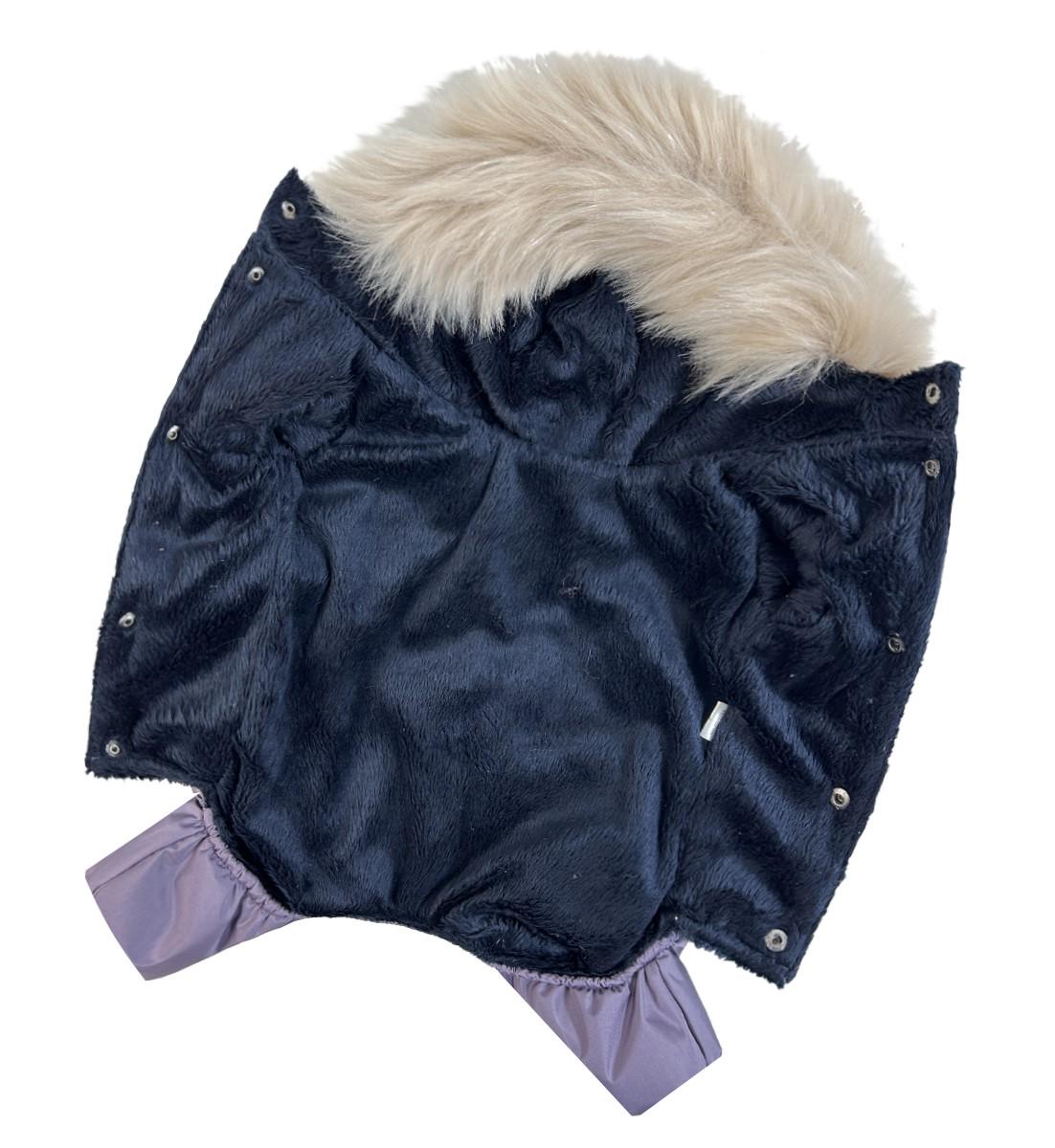 Комбінезон зимовий для собак дівчат Dogs Bomba р. 3 Фіолетовий - фото 4