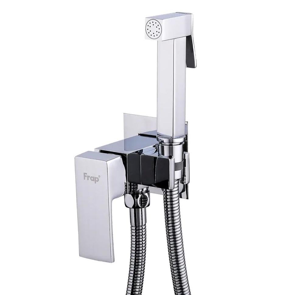 Смеситель для гигиенического душа Frap скрытый F7506 Хром (171308)