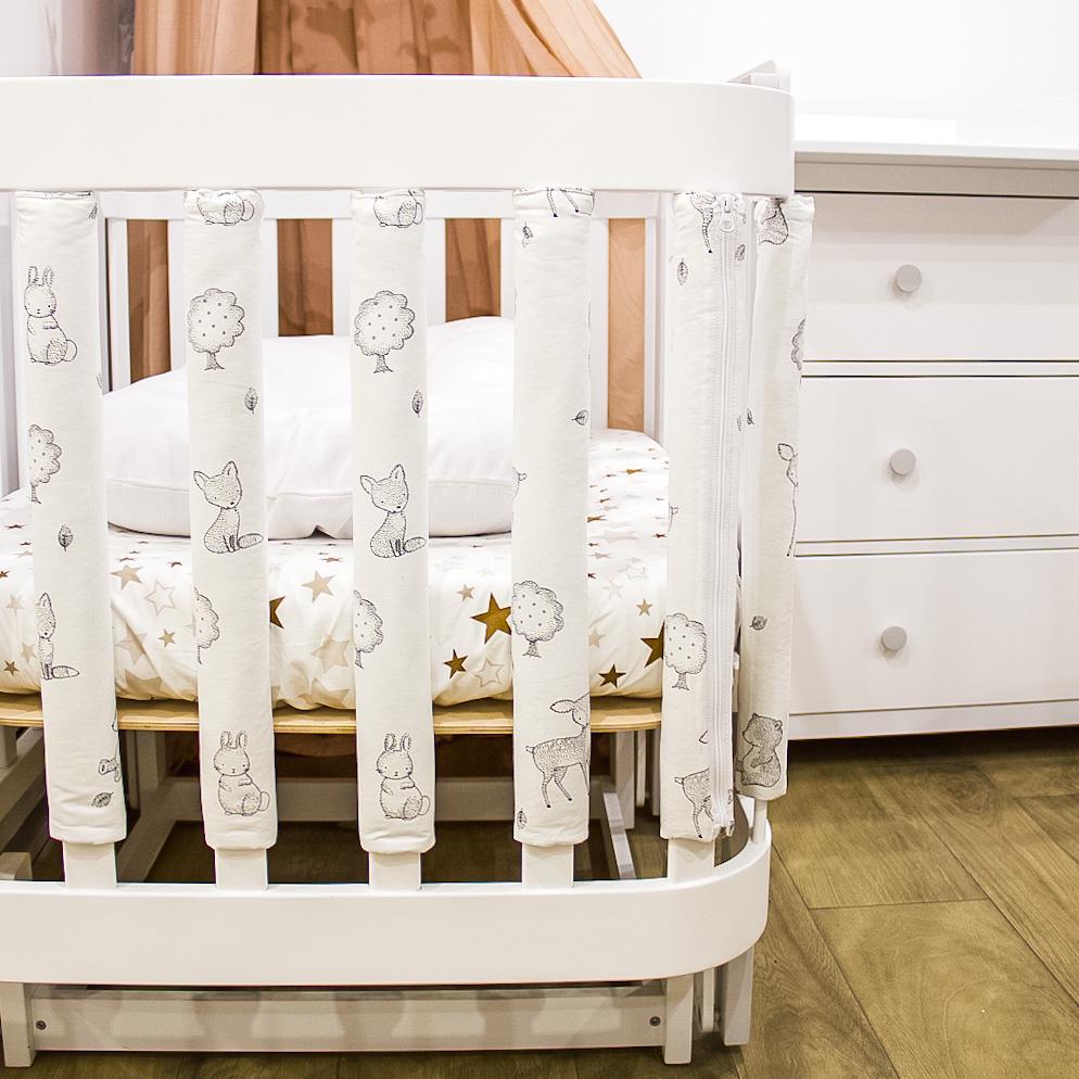 Фенс-бамперы в детскую кроватку Roe deer