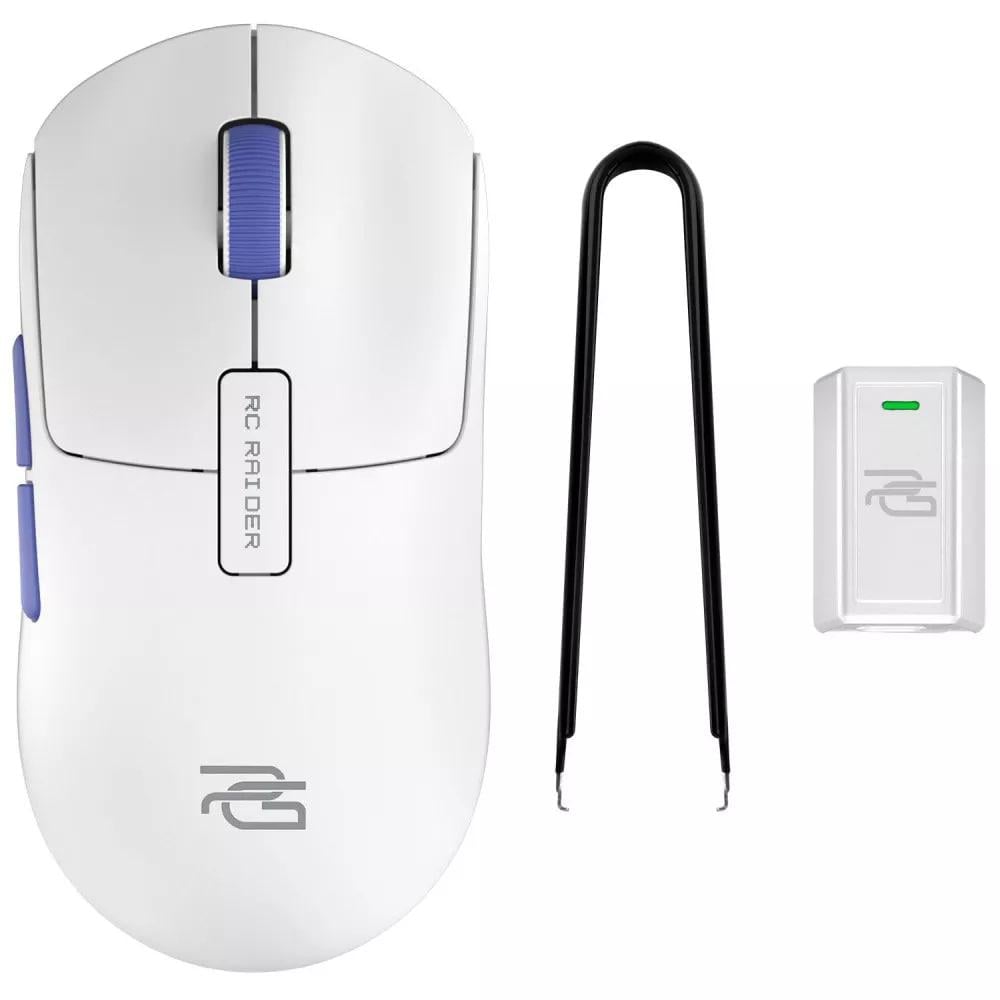 Комп'ютерна мишка Proove Gaming RC Raider 8K Wireless/Bluetooth/USB White-Purple (908cfa6c)