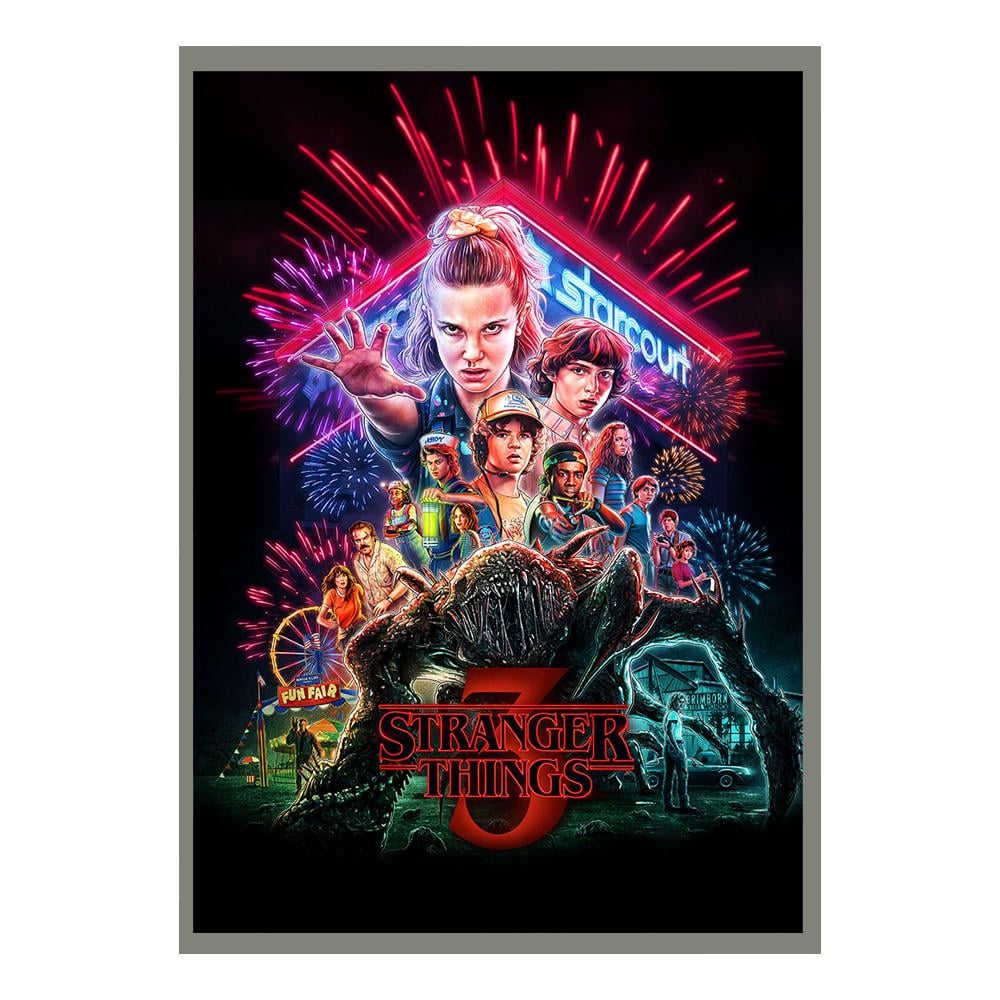 Постер плакат Stranger Things Очень странные дела Странные чудеса 42х29 см А3 (poster_0475)