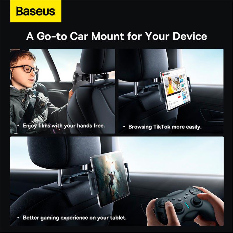 Держатель для телефона в авто BASEUS SUTQ000001 JoyRide Pro Backseat Car Mount (575650) - фото 7