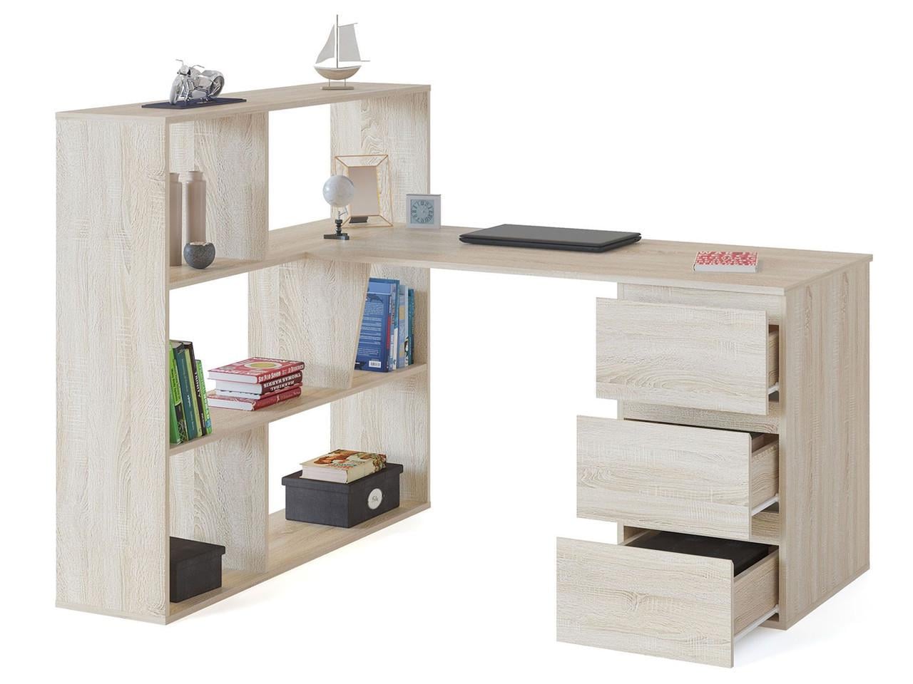Письменный стол XDesk 20 с полками и тумбой (XDesk-20) Письменный стол XDesk 20 с полками и тумбой (XDesk-20)