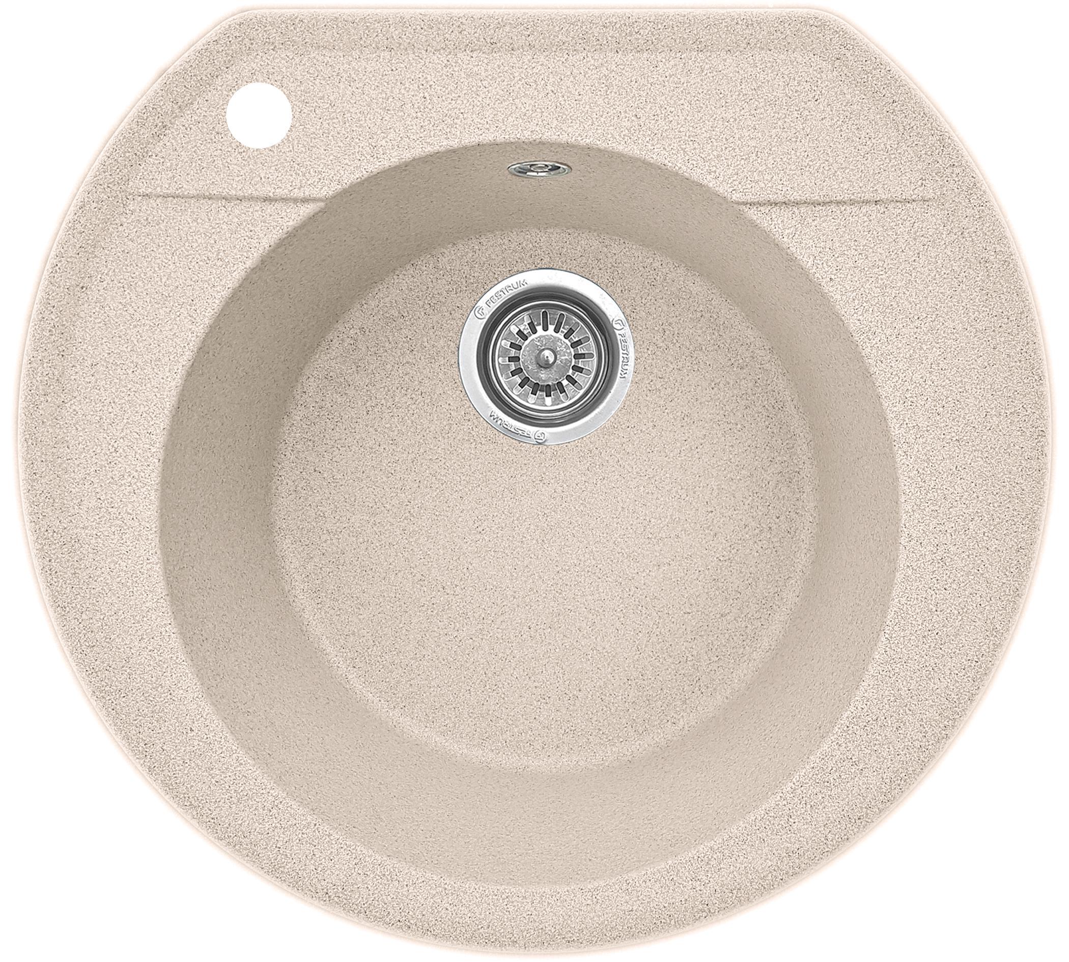 Мойка кухонная EcoLine EL31L 530x490 мм Бежевый