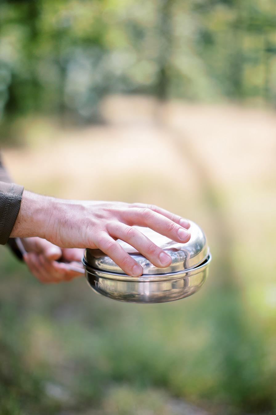 Набір посуду з нержавіючої сталі Tribe Single Set (T-FG-0009-metal) - фото 6 Набір посуду з нержавіючої сталі Tribe Single Set (T-FG-0009-metal) - фото 6
