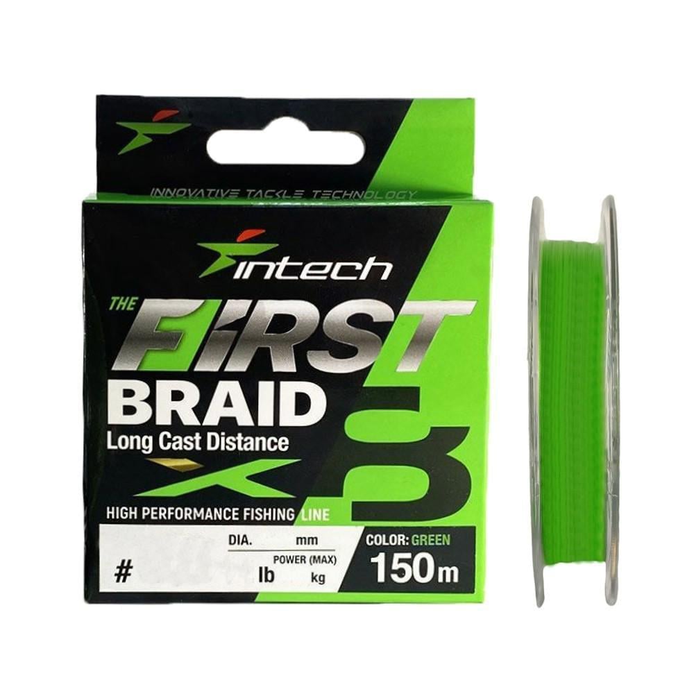 Шнур плетенный Intech First Braid X8 #0.8 0.148мм 6,36кг 150м