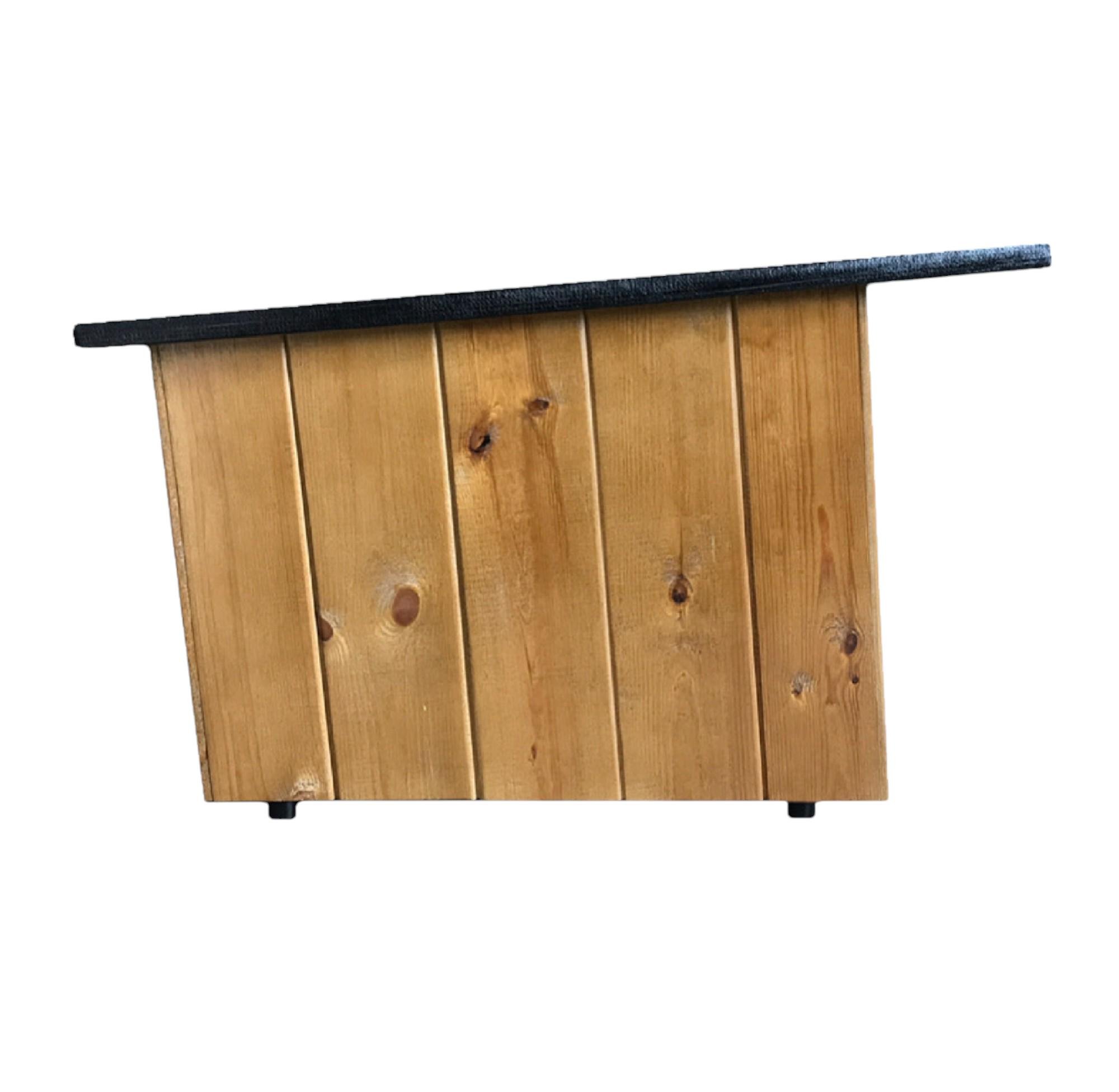 Будка для собаки Барбос Стандарт фарбована 65х85х65 см (30855101) - фото 3