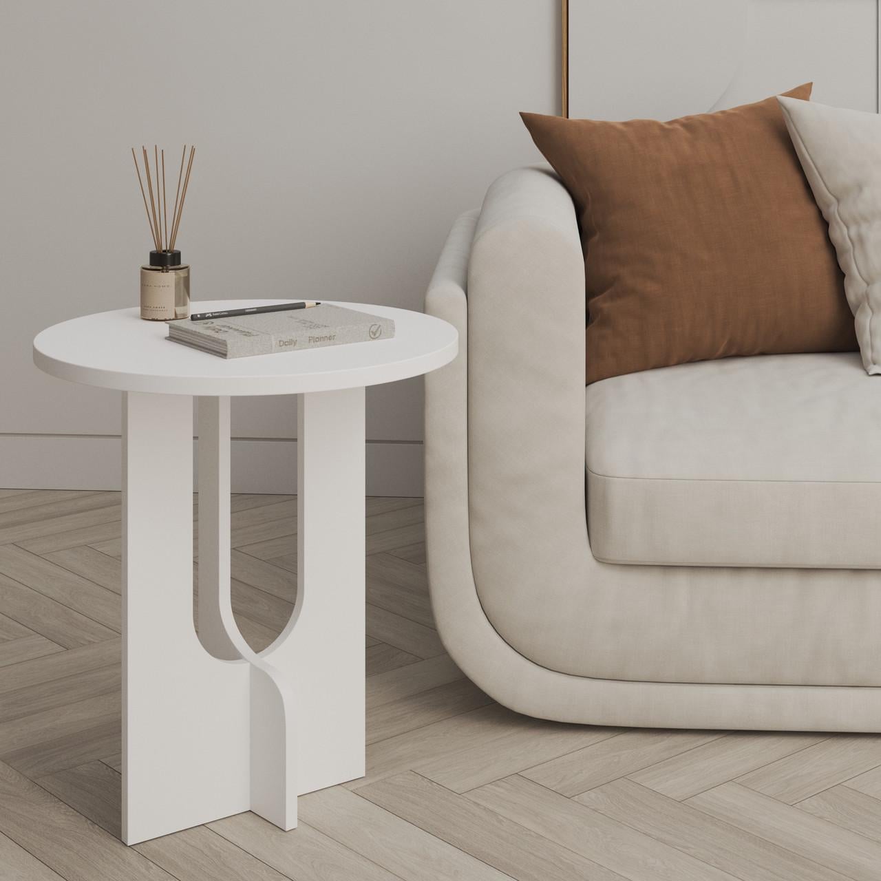 Журнальный столик фигурный из ЛДСП (S-18)