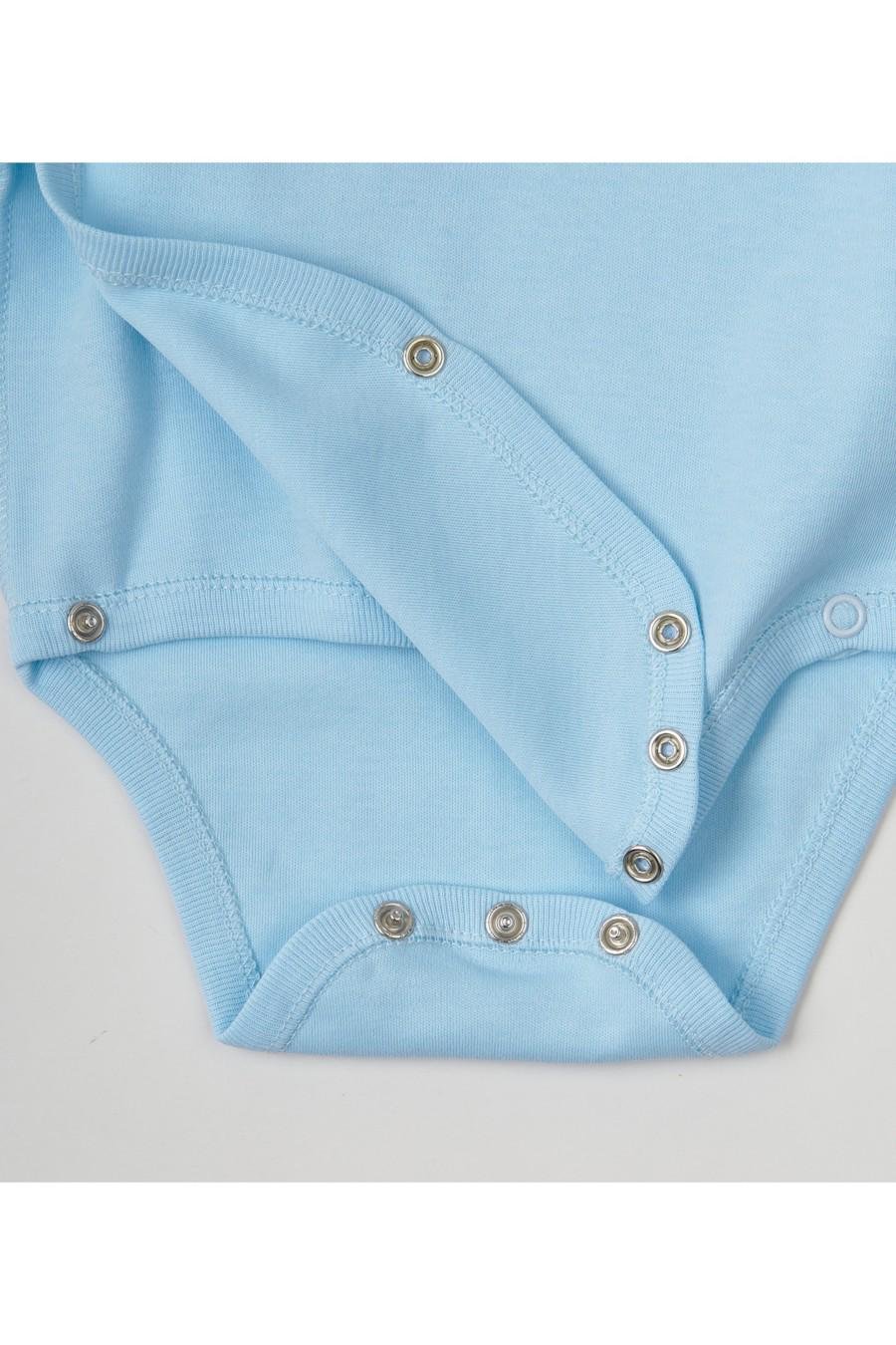 Боди KRAKO 50-56 см Голубой (77334) - фото 3 Боди KRAKO 50-56 см Голубой (77334) - фото 3