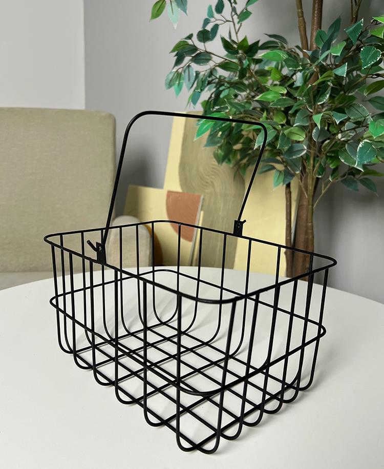 Корзина для хранения Garret металлическая с одной ручкой (110011) - фото 2 Корзина для хранения Garret металлическая с одной ручкой (110011) - фото 2