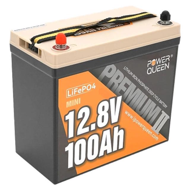Батарея аккумуляторна Power Queen LiFePO4 12.8В 100 А/г Mini 1280 Вт/г (2930992569) Батарея аккумуляторна Power Queen LiFePO4 12.8В 100 А/г Mini 1280 Вт/г (2930992569)