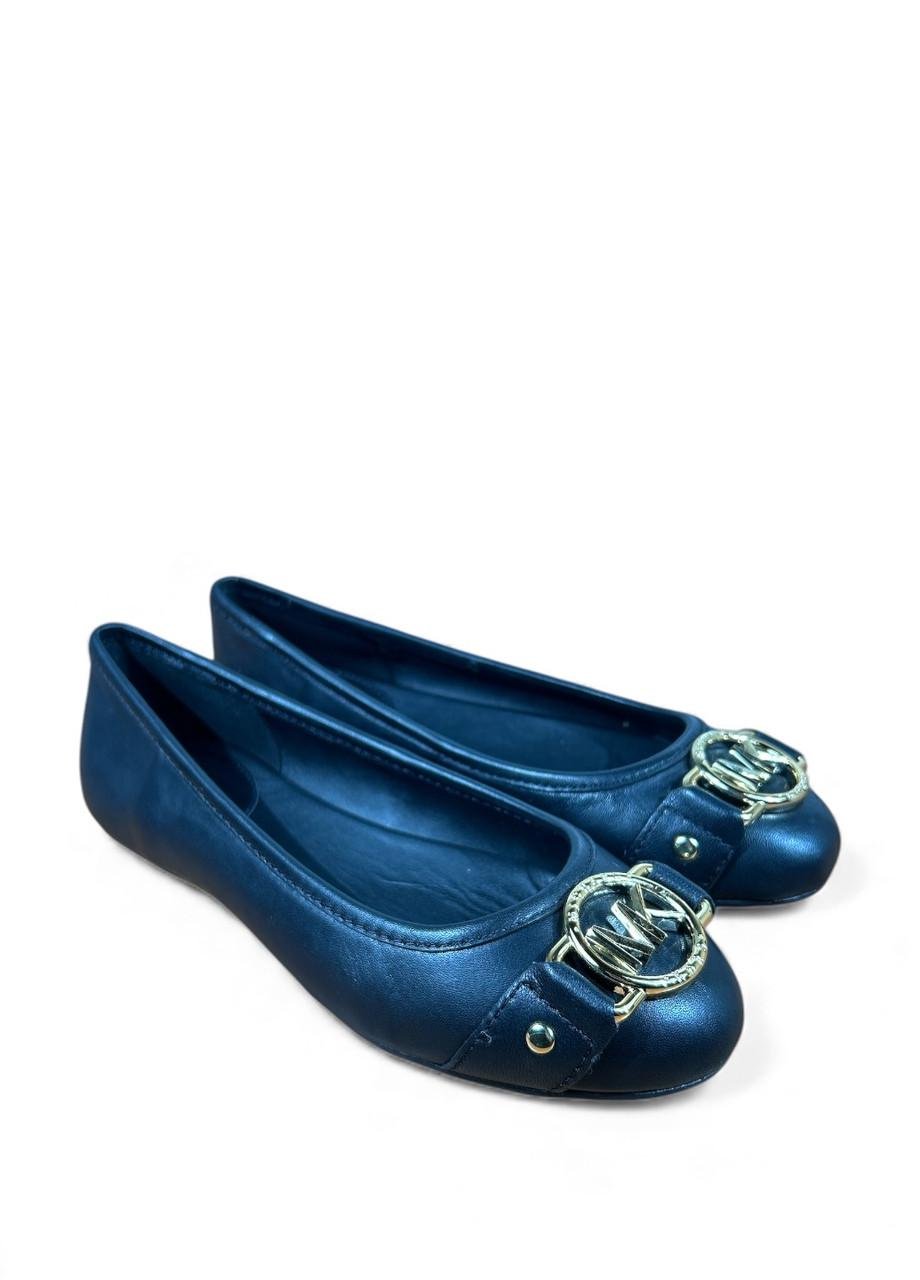балетки женские Michael Kors Rory Ballet Leather р. 35,5 US 6M 23 см Черный (2834017263)