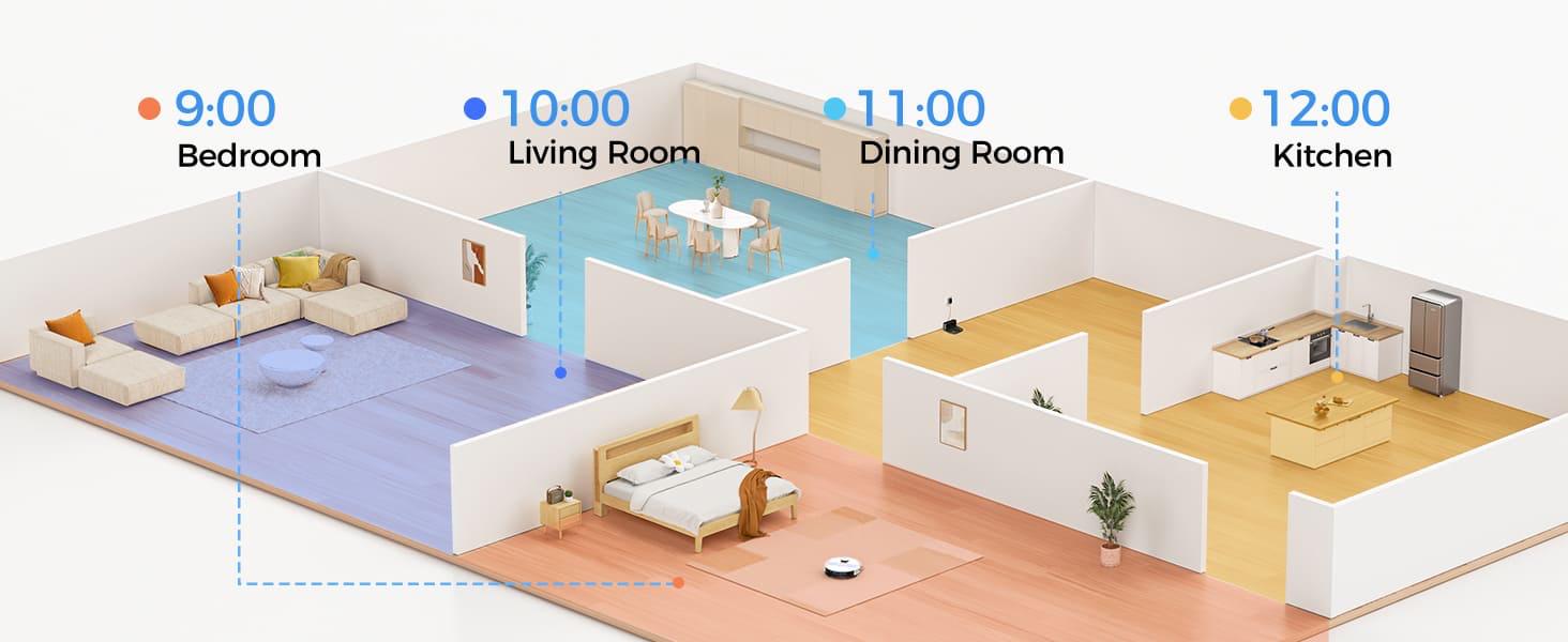 Робот- пилосос миючий Lubluelu SL60D Black (03544) - фото 9 Робот- пилосос миючий Lubluelu SL60D Black (03544) - фото 9