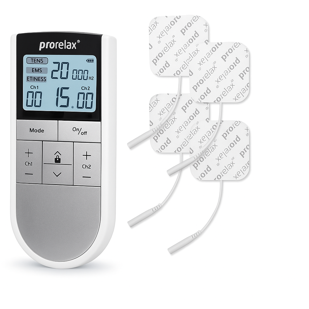 Електростимулятор ProRelax Therapy TENS/EMS/FITNESS TRIO (87696)