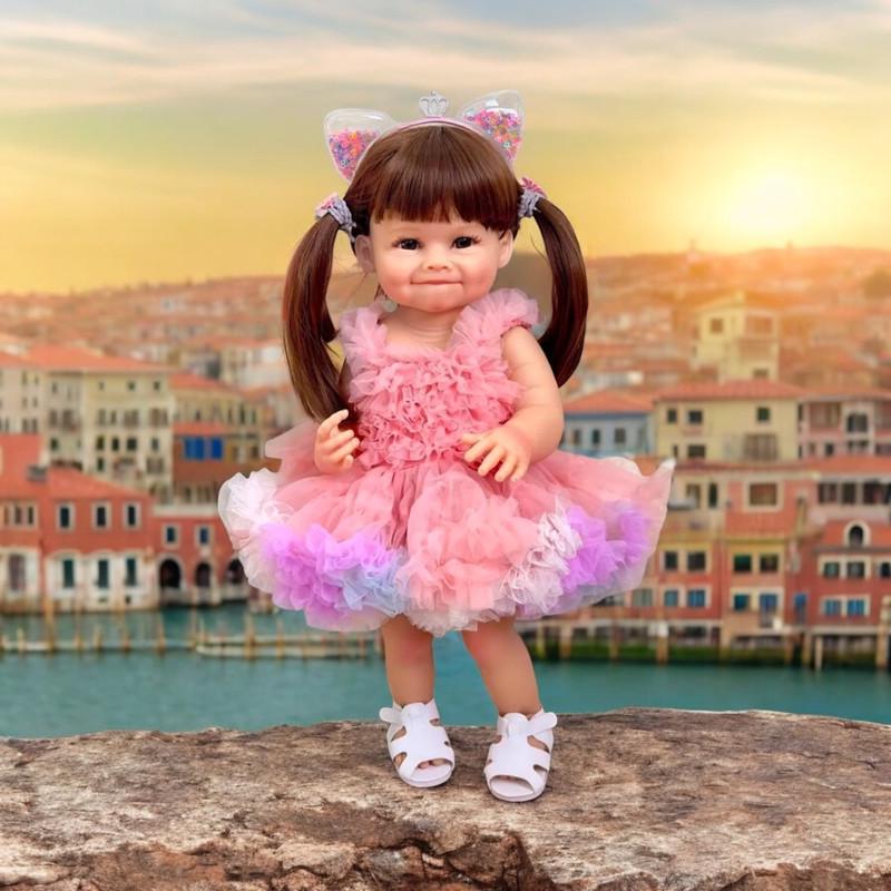 Лялька Глорія Reborn Doll Вінілова можна купати