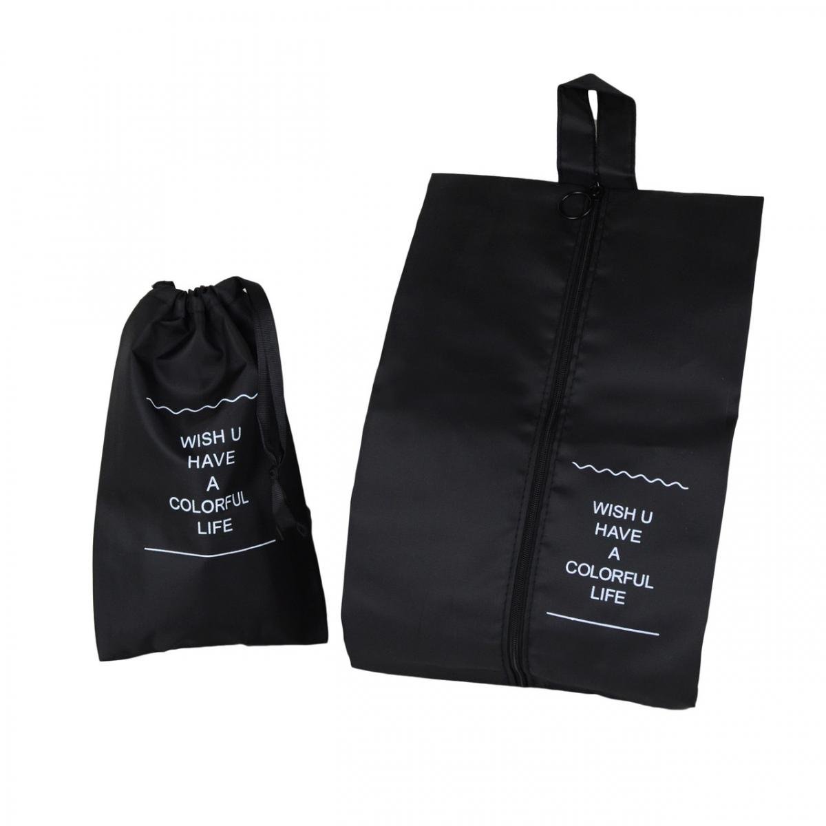 Комплект органайзерів для подорожей 8в1 нейлон Чорний (КДО-40-42) - фото 2