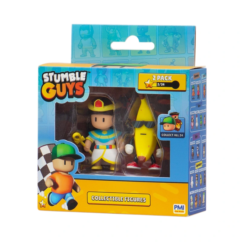 Набір колекційних фігурок STUMBLE GUYS КЛЕОПАТРА ТА БАНАН 2 фігурки 6 см