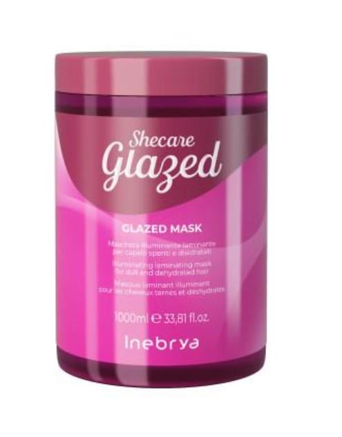 Маска для блиску волосся Inebrya Shezare Glazed Mask з ефектом глазурі 1000 мл (2396669809)