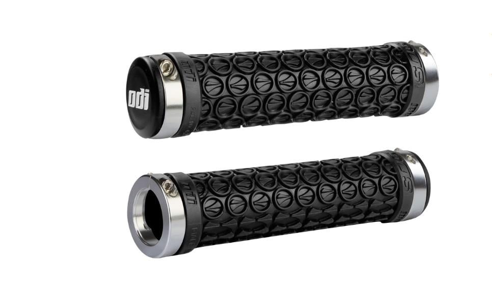 Грипси Odi SDG LOCK-ON GRIPS Black w/Silver Clamps Чорний/Сріблястий