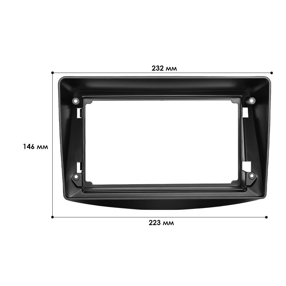 Перехідна рамка 9" Lesko Mitsubishi Grandis 2003-2011 (7067) - фото 4