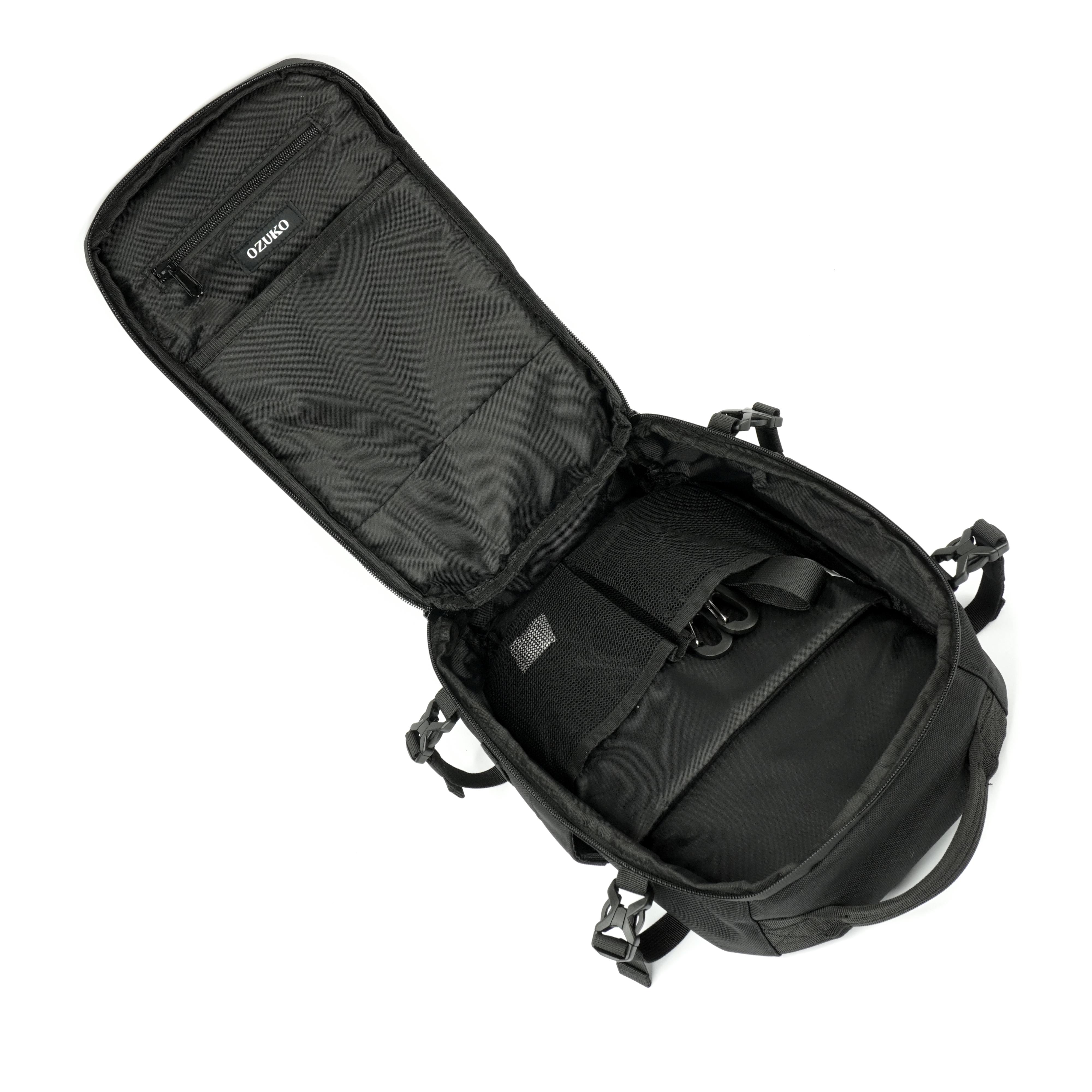 Сумка-рюкзак Ozuko многофункциональная нагрудная водонепроницаемая (011550) - фото 6