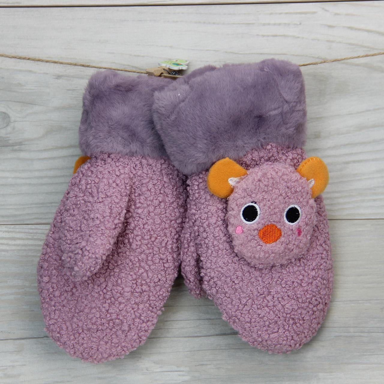 Перчатки детские Мишки 4-6 лет Сиреневый (31091) Перчатки детские Мишки 4-6 лет Сиреневый (31091)