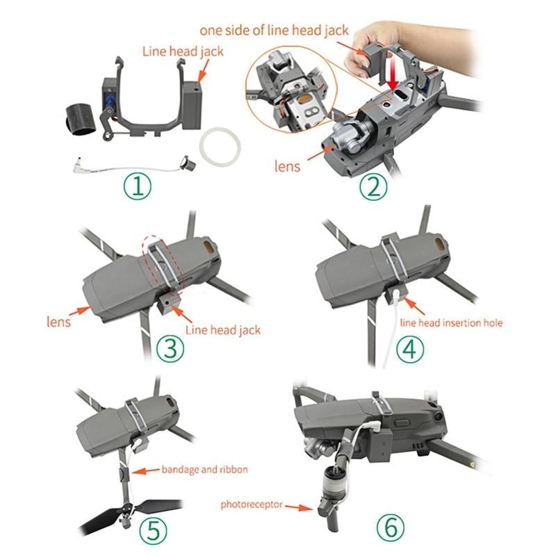 Система сброса груза для квадрокоптеров DJI Mavic 2 PRO/ZOOM/Enterprise доставка грузов - фото 7