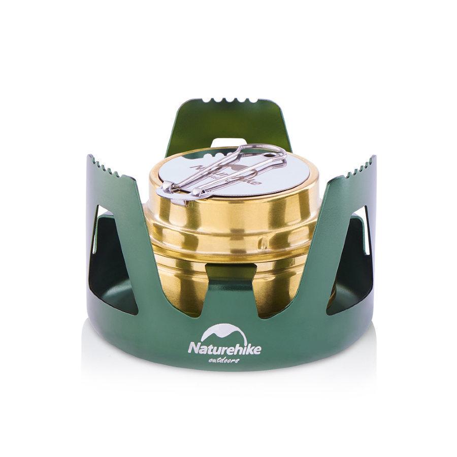 Горелка спиртовая Naturehike Alcohol Burner Steel NH18L001-T Green