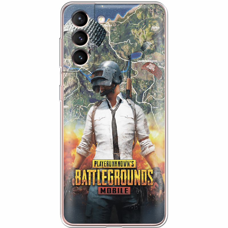 Чехол BoxFace Samsung G991 Galaxy S21 PUBG Mobile Прозрачный силикон (41709-up2309-41709)