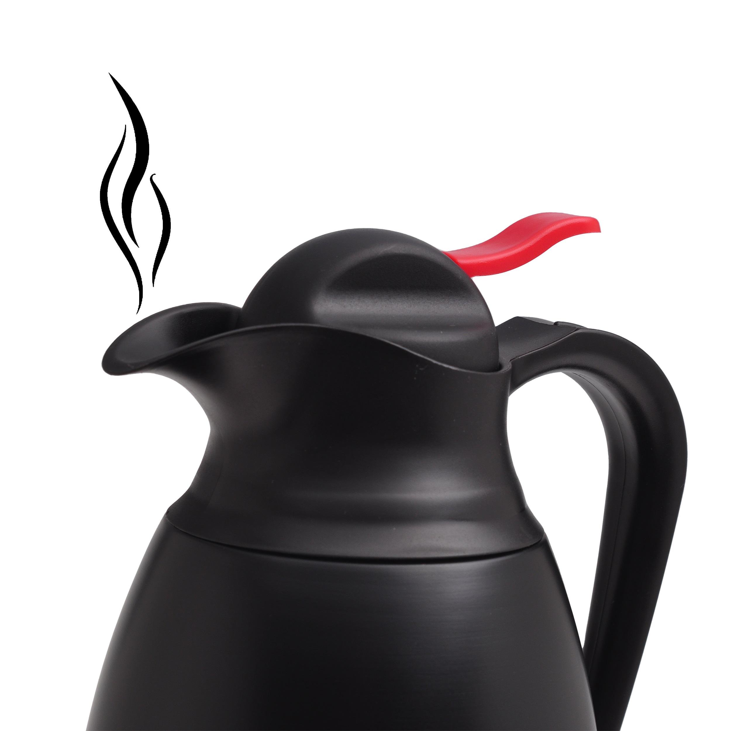 Термос конференционный с пластиковой крышкой и ручкой Ofenbach КМ-101333 из нержавеющей стали 2000 мл Черный (150-84-101333) - фото 6 Термос конференционный с пластиковой крышкой и ручкой Ofenbach КМ-101333 из нержавеющей стали 2000 мл Черный (150-84-101333) - фото 6