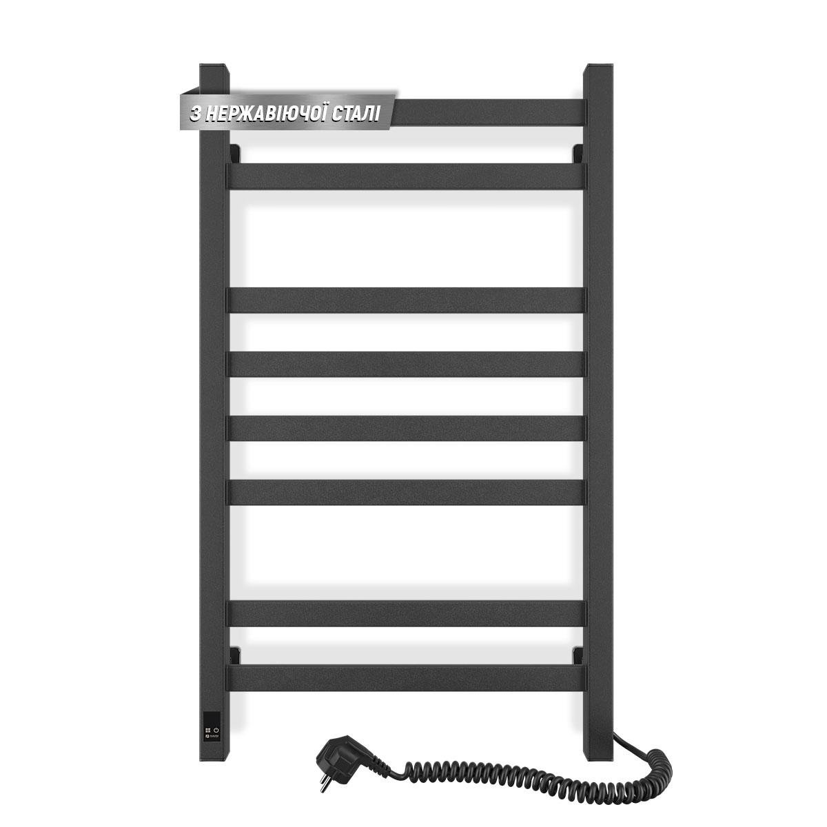 Рушникосушка Авангард Sensor з таймером права 480х800 мм Чорний муар (10-228053-4880)