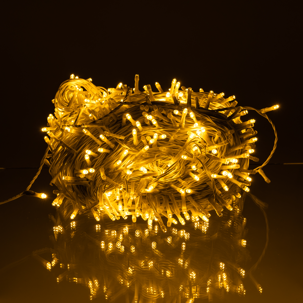 Гірлянда вулична Різдвяна фея CF1000L100MWY 100 м 1000 LED Білий/Жовтий (29912864)