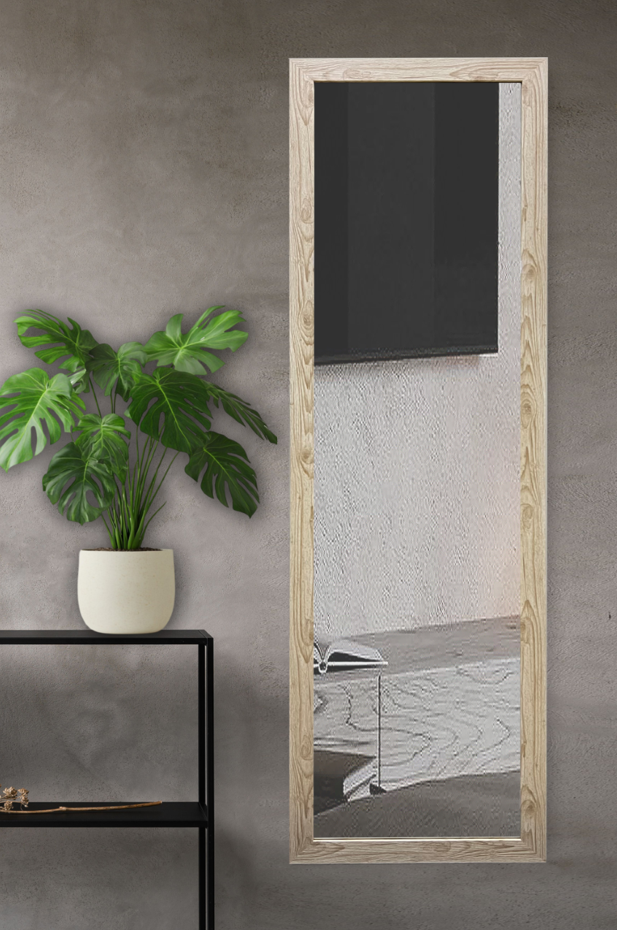 Дзеркало настінне CRYSTAL GLASS в рамі МДФ 1800 1700х500 мм Монблан рустікал (С3767)