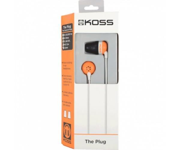 Наушники Koss The Plug Orange (185349.101) - фото 3