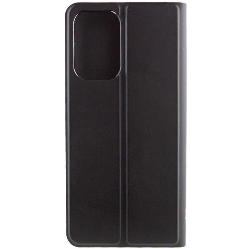 Противоударный кожаный чехол книжка GETMAN Elegant (PU) для Xiaomi Redmi 12 Черный - фото 3 Противоударный кожаный чехол книжка GETMAN Elegant (PU) для Xiaomi Redmi 12 Черный - фото 3