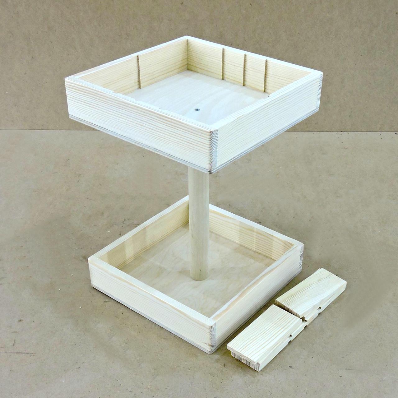 Полка для ванной настольная из дерева Корбих Бланже (ВНО-001901) - фото 8 Полка для ванной настольная из дерева Корбих Бланже (ВНО-001901) - фото 8