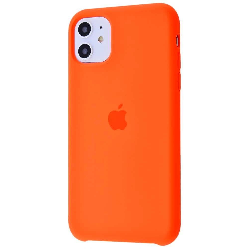 Силіконовий Чохол Накладка Silicone Case для iPhone 11 Orange