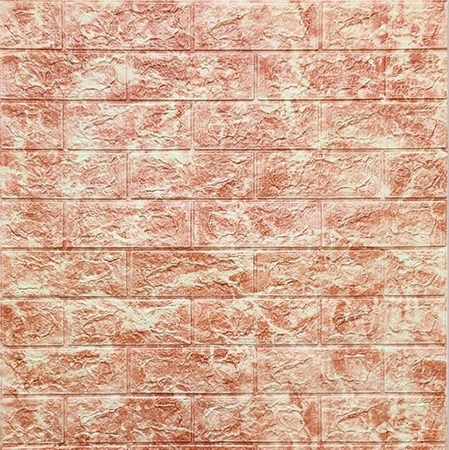 Панель самоклеящиеся 3D Sticker Wall 700х770х5 мм Deep Red