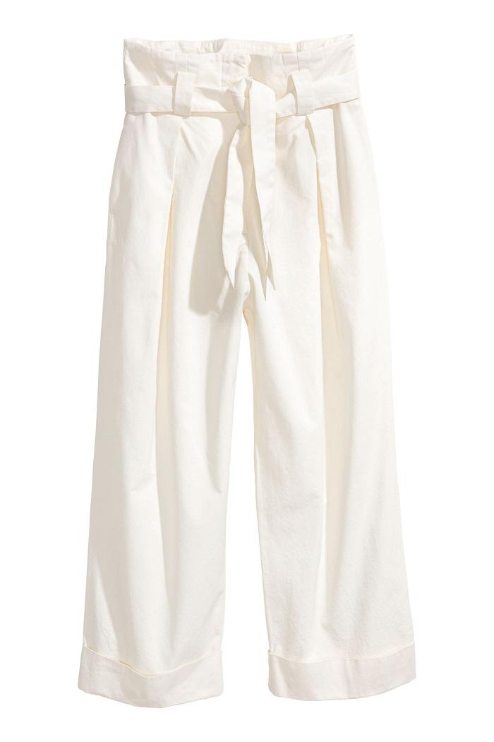 Брюки H&M р. 44 Белый (2302569888)