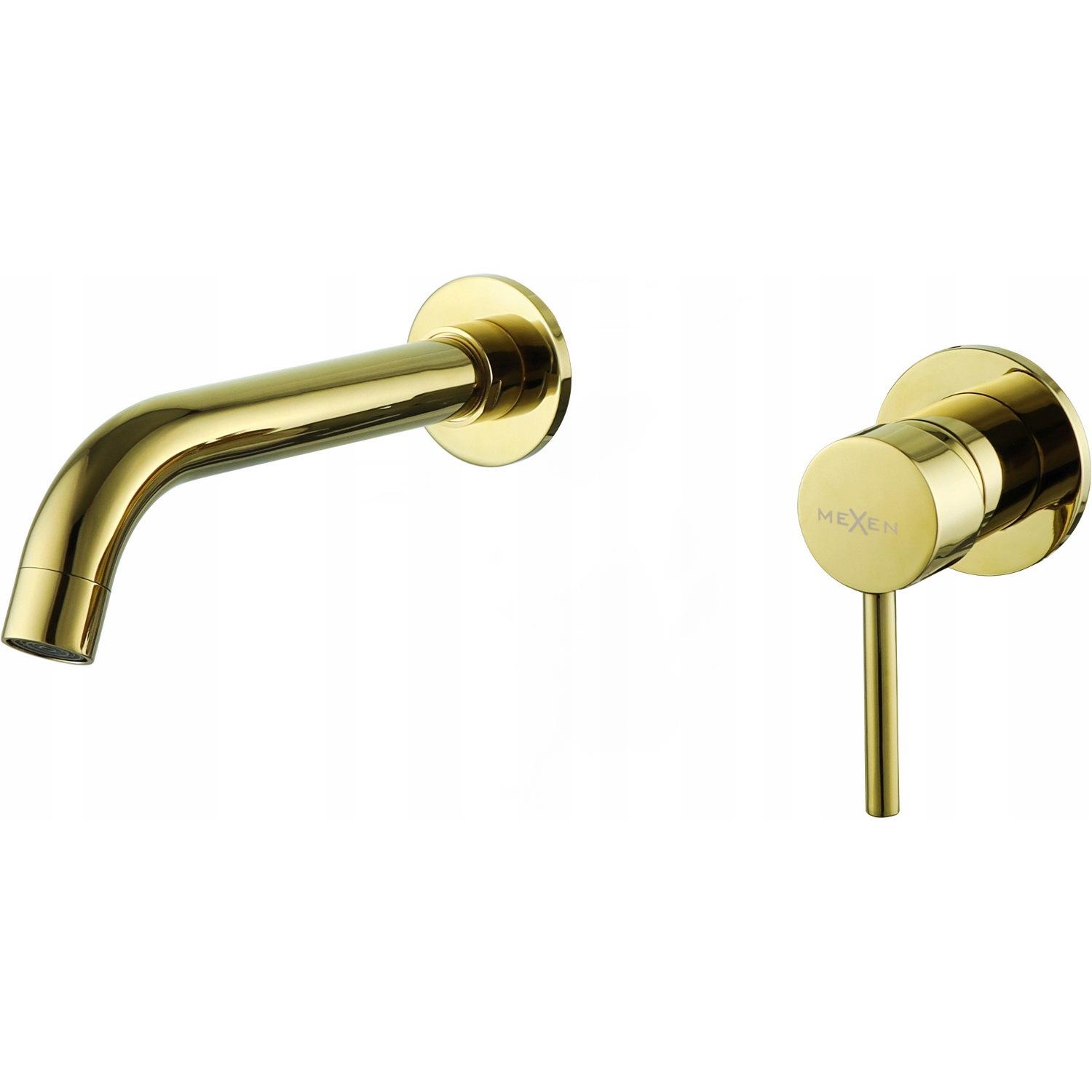 Смеситель для умывальника Mexen 75015-50 ALMA reay-00000000098 настенный Золотой (171677) Смеситель для умывальника Mexen 75015-50 ALMA reay-00000000098 настенный Золотой (171677)