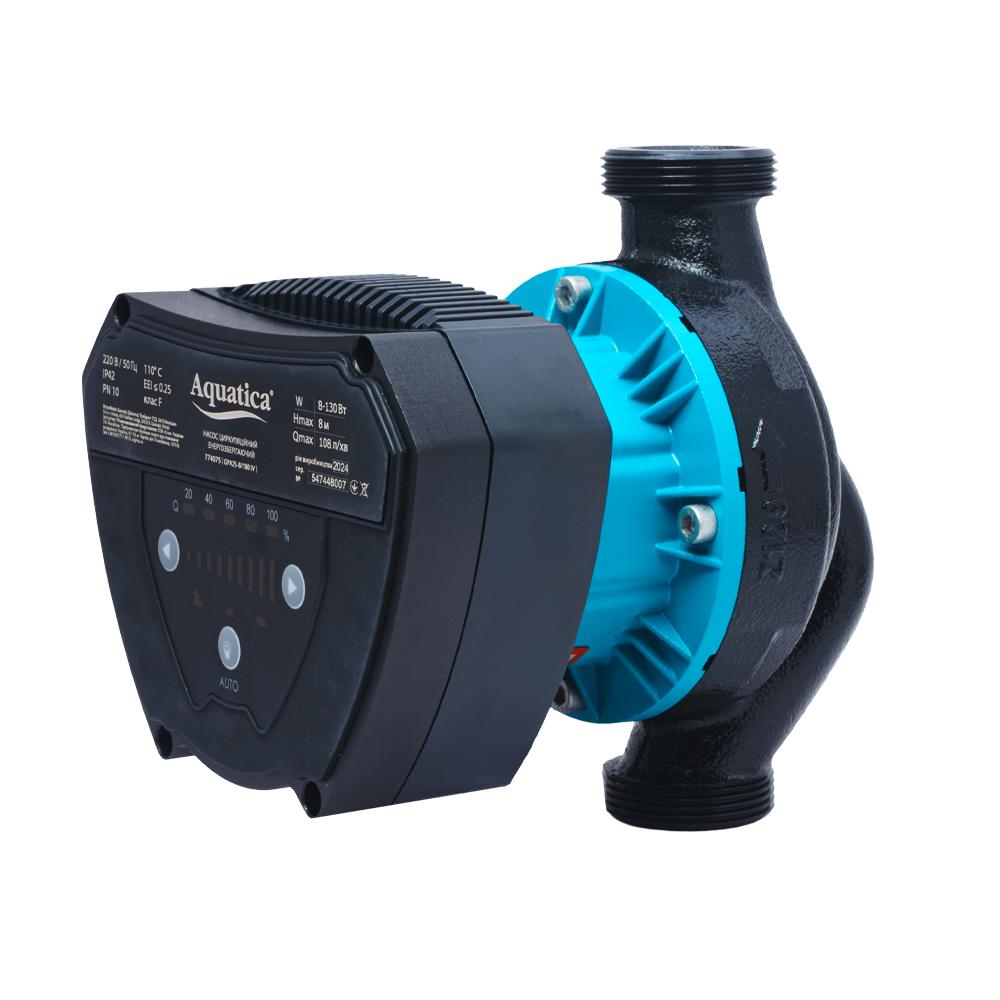 Циркуляційний насос Aquatica GPA25-8/180 IV 8-130 Вт Ø 1½" 180 мм та гайки (774075) - фото 4 Циркуляційний насос Aquatica GPA25-8/180 IV 8-130 Вт Ø 1½" 180 мм та гайки (774075) - фото 4