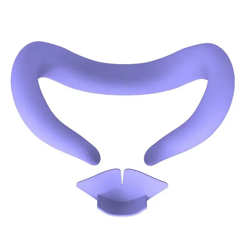 Маска силиконовая убирающая просвет для Meta Quest 3 Violet (ACS-CSMFMQ3vl)