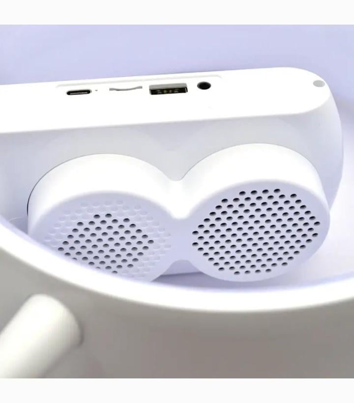 Лампа-нічник бездротова Led Wireless Charging Speaker Google G11 8527 15W White (38888b72) - фото 10