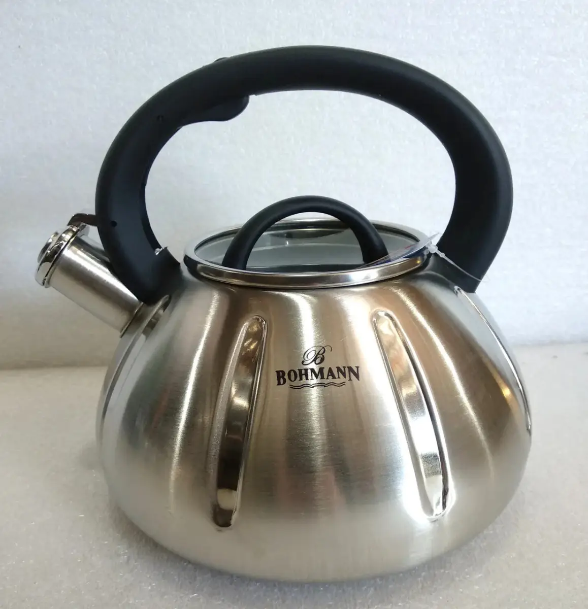 Чайник со свистком Bohmann BH-9918-blaСk 3 л (8-6-3771728)