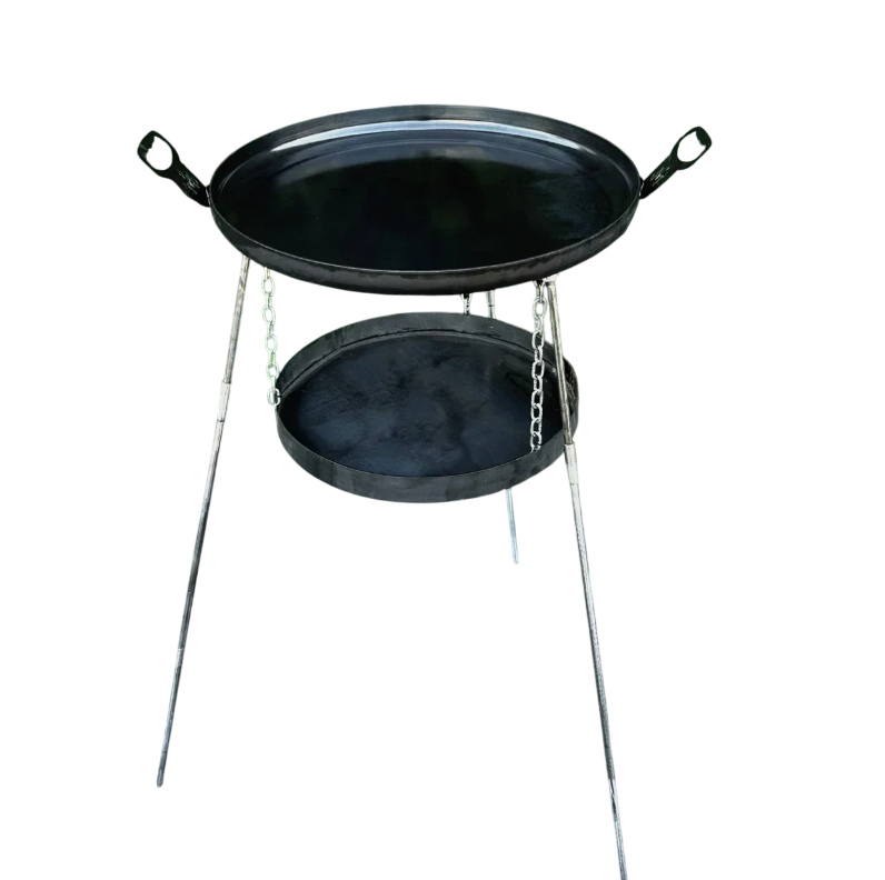 Сковорода с диска бороны з подвесом для огня 640х515х990 мм (SDR-50P)