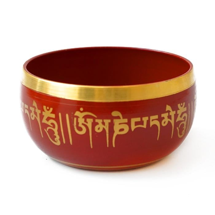 Співаюча чаша лита велика Червоний (9070109)