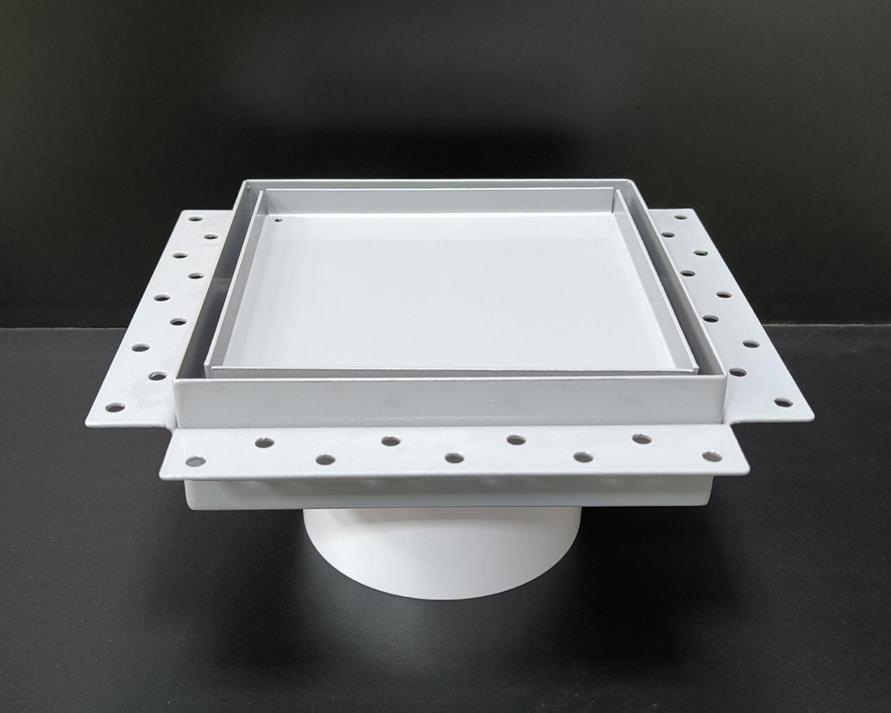 Модуль прихованого монтажу для вентиляторів AirRoxy dRim 100/125 мм Сірий (GREY) - фото 4