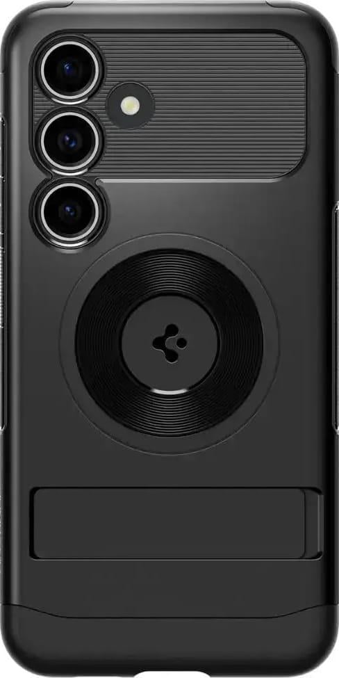 Чехол противоударный с подставкой Spigen Slim Armor MagSafe для Samsung Galaxy S24 S921 ACS07203 Magfit Black