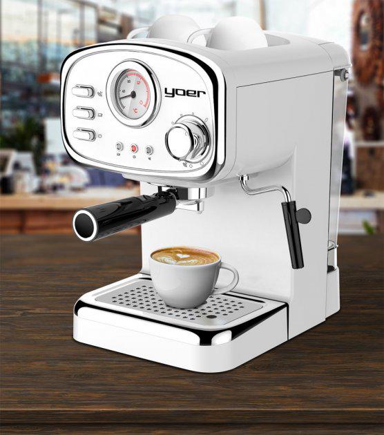 Кавоварка ріжкова Yoer Breve EM01W (69997) - фото 3 Кавоварка ріжкова Yoer Breve EM01W (69997) - фото 3