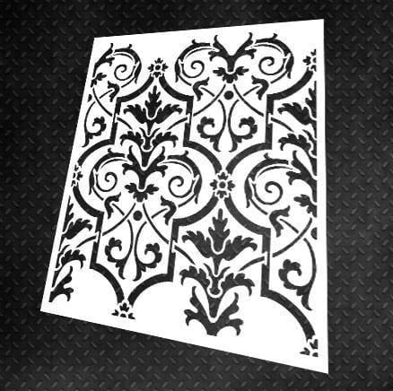 Трафарет многоразовый DFA Восточный узор 35 для штукатурки и краски (V00035) Трафарет многоразовый DFA Восточный узор 35 для штукатурки и краски (V00035)